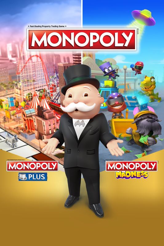 Monopoly Plus & Monopoly Madness box art for Xbox One